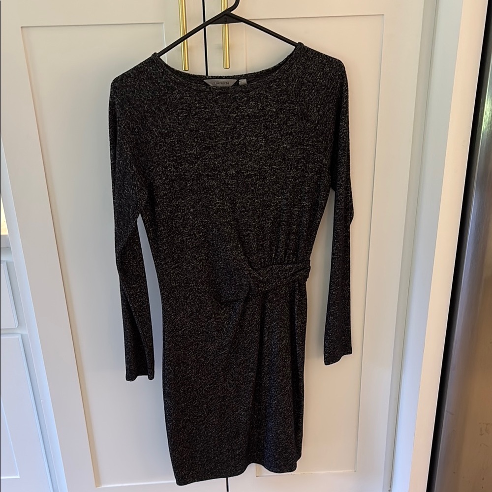 Heathered black Athleta dress XS